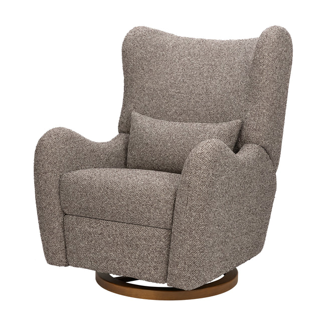 M34288ESWTB,Babyletto,Nate Berkus x Babyletto Westham Power Recliner in Performance Earth Slub Weave w/Toffee Base