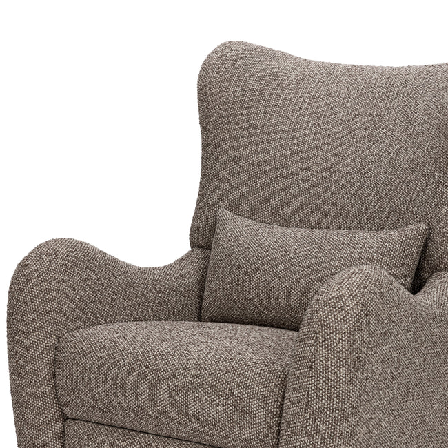 M34288ESWTB,Babyletto,Nate Berkus x Babyletto Westham Power Recliner in Performance Earth Slub Weave w/Toffee Base