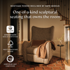M34288ESWTB,Babyletto,Nate Berkus x Babyletto Westham Power Recliner in Performance Earth Slub Weave w/Toffee Base