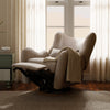 M34288ESWTB,Babyletto,Nate Berkus x Babyletto Westham Power Recliner in Performance Earth Slub Weave w/Toffee Base
