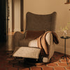 M34288ESWTB,Babyletto,Nate Berkus x Babyletto Westham Power Recliner in Performance Earth Slub Weave w/Toffee Base