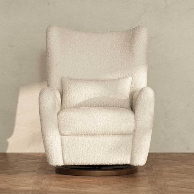 M34288PSWTB,Babyletto,Nate Berkus x Babyletto Westham Power Recliner in Performance Powder Slub Weave w/Toffee Base