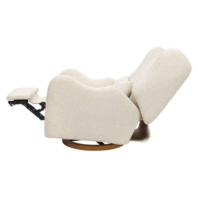 M34288PSWTB,Babyletto,Nate Berkus x Babyletto Westham Power Recliner in Performance Powder Slub Weave w/Toffee Base