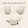 M34288PSWTB,Babyletto,Nate Berkus x Babyletto Westham Power Recliner in Performance Powder Slub Weave w/Toffee Base