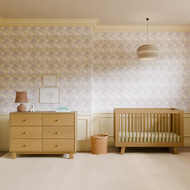 M4201HY,Babyletto,Hudson 3-in-1 Convertible Crib w/Toddler Bed Conversion Kit in Honey Finish
