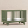 M4201OL,Babyletto,Hudson 3-in-1 Convertible Crib w/Toddler Bed Conversion Kit in Olive