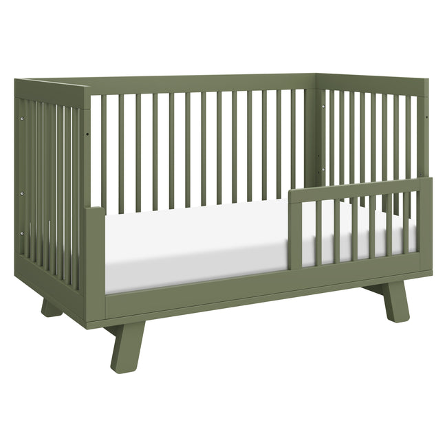 M4201OL,Babyletto,Hudson 3-in-1 Convertible Crib w/Toddler Bed Conversion Kit in Olive