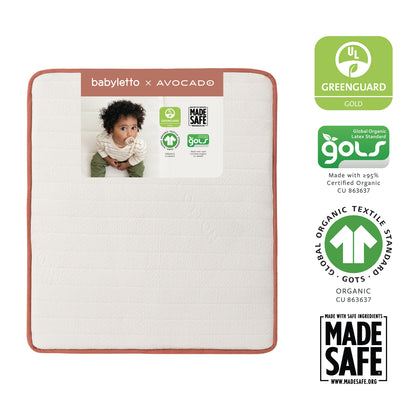M53116A,Babyletto,Babyletto x Avocado Organic Midi Crib Mattress 100% Nontoxic