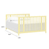 M5789PY,The MDB Family,Hidden Hardware Twin/Full Size Bed Conversion Kit in Pale Yellow