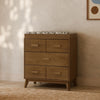 M5823NL,Babyletto,Scoot 3-Drawer Changer Dresser in Natural Walnut