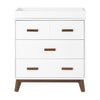 M5823WNL,Babyletto,Scoot 3-Drawer Changer Dresser in White/Natural Walnut Finish