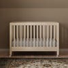 M6601NX,Babyletto,Maki Full-Size Folding Crib w/Toddler Bed Conversion Kit in Washed Natural
