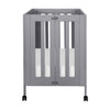M6698G,Babyletto,Origami Mini Crib in Grey Finish