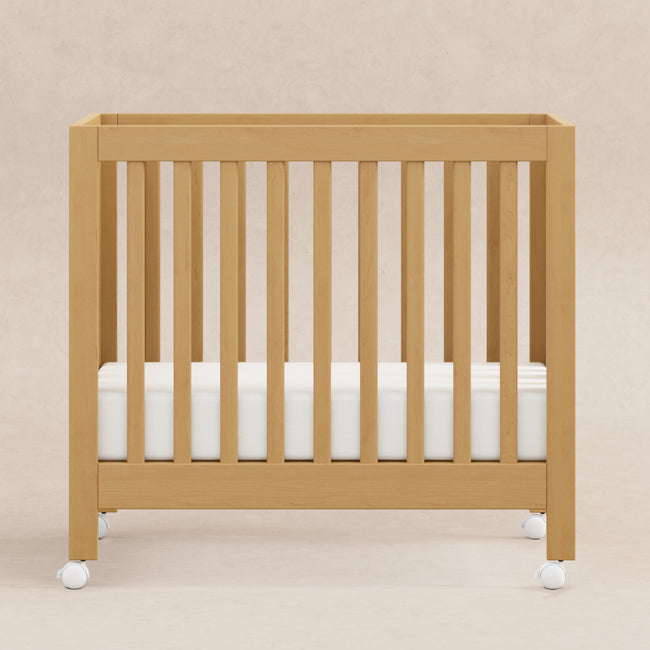 M6698HY,Babyletto,Origami Mini Crib in Honey