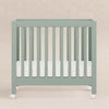 M6698LS,Babyletto,Origami Mini Crib in Light Sage