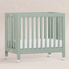M6698LS,Babyletto,Origami Mini Crib in Light Sage