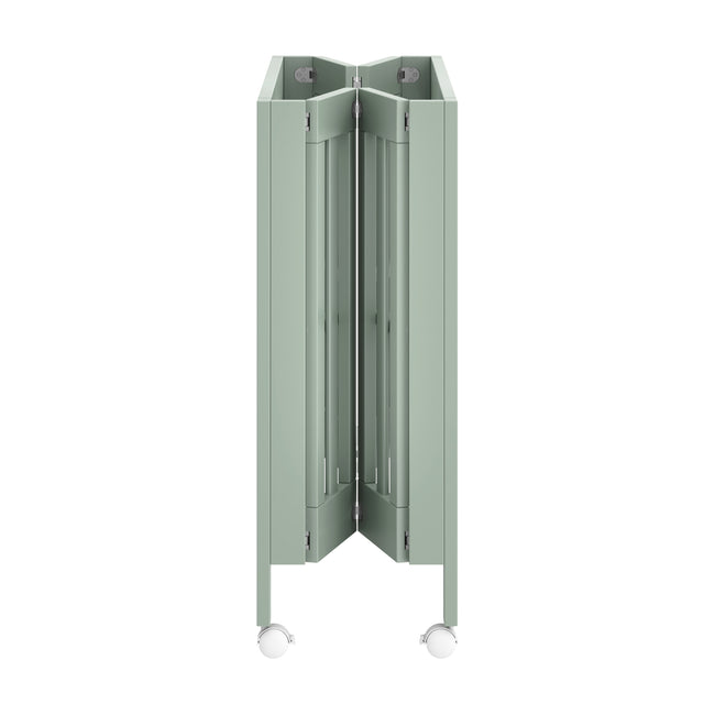 M6698LS,Babyletto,Origami Mini Crib in Light Sage