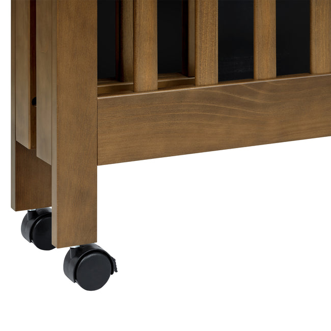 M6698NL,Babyletto,Origami Mini Crib in Natural Walnut