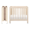 M6698NX,Babyletto,Origami Mini Crib in Washed Natural