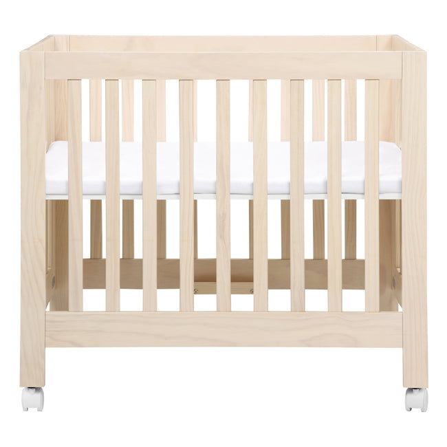 M6698NX,Babyletto,Origami Mini Crib in Washed Natural