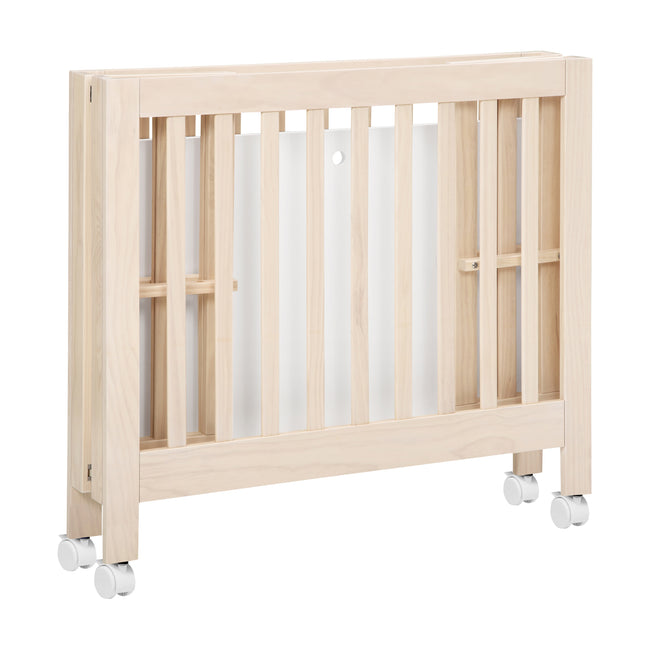 M6698NX,Babyletto,Origami Mini Crib in Washed Natural
