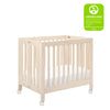 M6698NX,Babyletto,Origami Mini Crib in Washed Natural