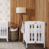 M6698W,Babyletto,Origami Mini Crib in White Finish
