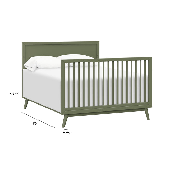 M7689OL,The MDB Family,Full Size Bed Conversion Kit in Olive