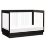 M8601KB,Babyletto,Harlow 3-in-1 Convertible Crib w/Toddler Bed Conversion Kit in Black/Acrylic