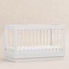 M8601KW,Babyletto,Harlow 3-in-1 Convertible Crib w/Toddler Bed Conversion Kit in White/Acrylic