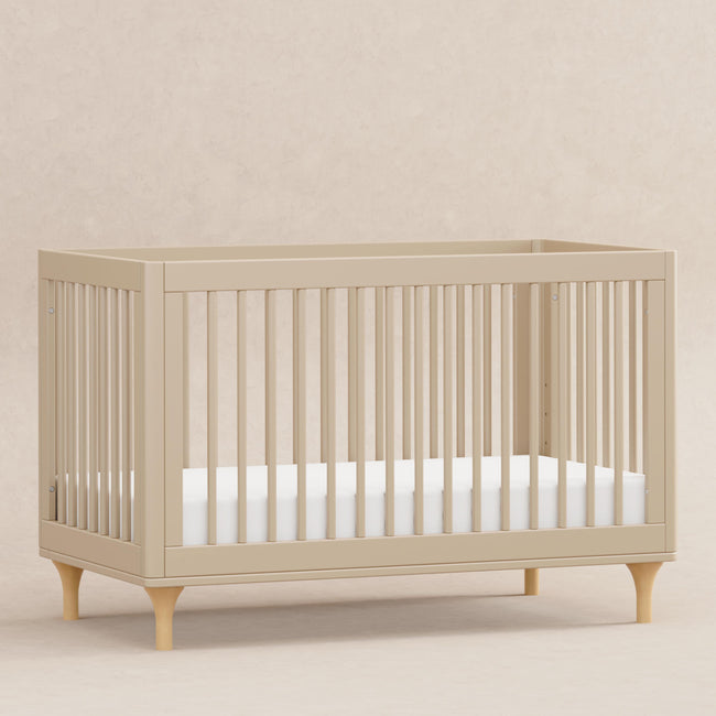 M9001TPEN,Babyletto,Lolly 3-in-1 Convertible Crib w/Toddler Bed Conversion Kit in Taupe/Natural