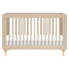M9001TPEN,Babyletto,Lolly 3-in-1 Convertible Crib w/Toddler Bed Conversion Kit in Taupe/Natural