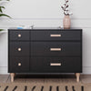 M9016BNX,Babyletto,Lolly 6-Drawer Double Dresser  Assembled in Black/Washed natural