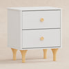 M9060WN,Babyletto,Lolly Nightstand with USB Port in White and Natural