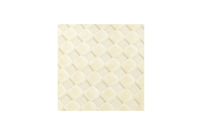MDBFABRIC141,Babyletto,Babyletto - Ivory Velvet Checker (IVC) SWATCH