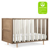 NW15001AY,Nursery Works,Novella Crib w/Toddler Bed Conversion Kit in Stained Ash/Ivory