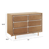 NW15026AY,Nursery Works,Novella 6-Drawer Dresser in Stained Ash/Ivory Finish