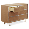 NW15026AY,Nursery Works,Novella 6-Drawer Dresser in Stained Ash/Ivory Finish