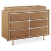 NW15026AY,Nursery Works,Novella 6-Drawer Dresser in Stained Ash/Ivory Finish