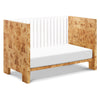 NW26101CKBU,Nursery Works,Altair Crib in Clear Acrylic with Burl