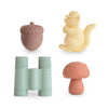 MFBS-1006, Mushie Vehicles Mold Free Bath Play Set
