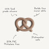 MTT-130, Mushie Pretzel Teether 