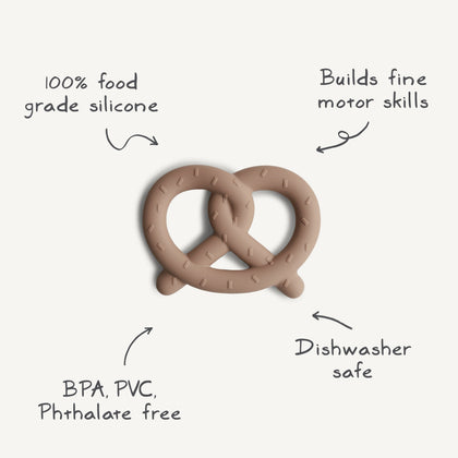 MTT-130, Mushie Pretzel Teether 