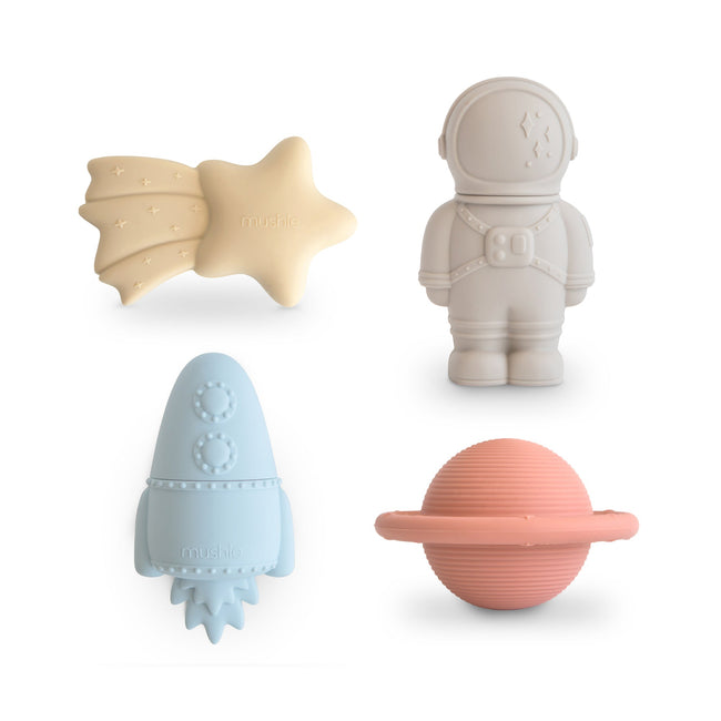 MFBS-1003, Mushie Vehicles Mold Free Bath Play Set
