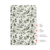 T28236,Babyletto,Olive Branches Muslin Mini Crib Sheet in GOTS Certified Organic Cotton