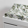 T28237,Babyletto,Olive Branches Quilted Muslin Changing Pad Cover in GOTS Certified Organic Cotton