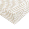 T29237,Babyletto,Oat Stripe Quilted Muslin Changing Pad Cover in GOTS Certified Organic Cotton