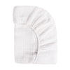 T29436,Babyletto,Plain White Muslin Mini Crib Sheet in GOTS Certified Organic Cotton