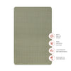T29734MCA,Babyletto,Matcha Muslin All-Stages Bassinet Sheet in GOTS Certified Organic Cotton