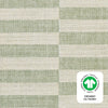 T30534,Babyletto,Moss Stripe Muslin All-Stages Bassinet Sheet in GOTS Certified Organic Cotton